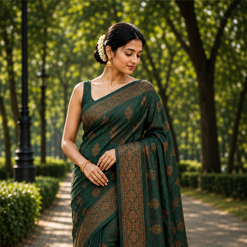 Poly Cotton Saree